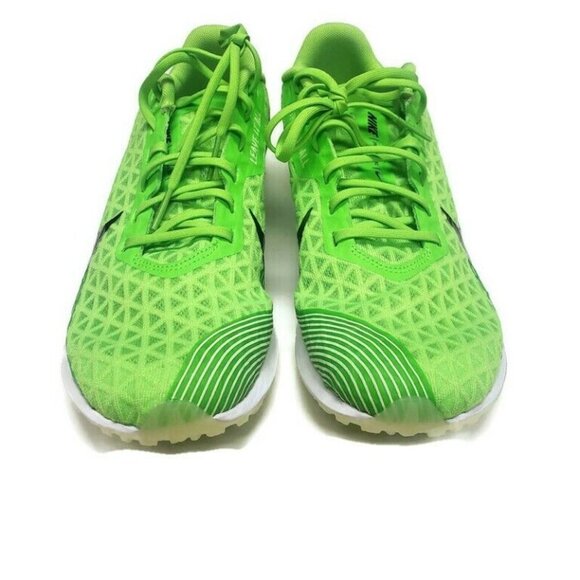 Nike Zoom Rival XS Track Running Racing Shoes w Spikes & Bag Electric Green 8.5 - Picture 2 of 9